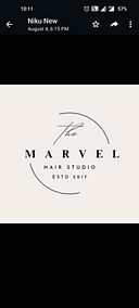 Marvel Hair Studio logo